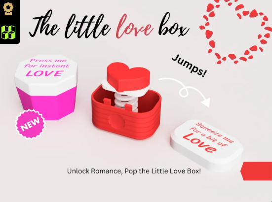 Pop Up Heart — 3D printed by Moon Studio 3D